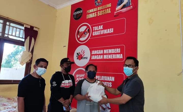 Pertuni dan Gerkatin Buleleng Digelontor Bantuan Sembako