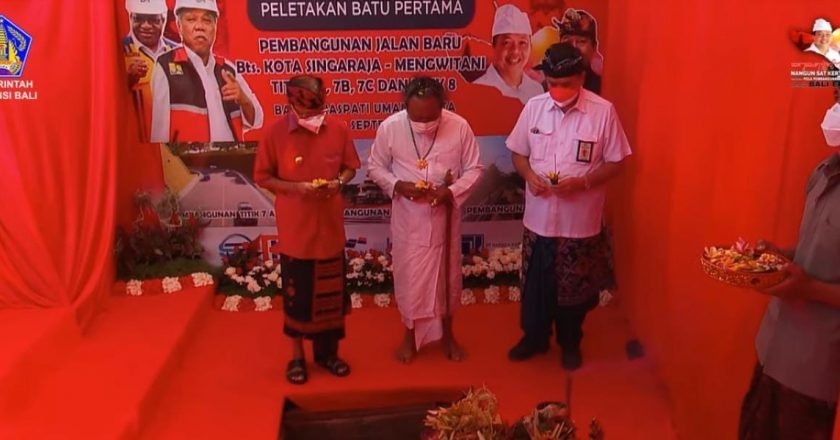 Ditandai Peletakan Batu Pertama, Shortcut Titik 7-8 Mulai Dibangun