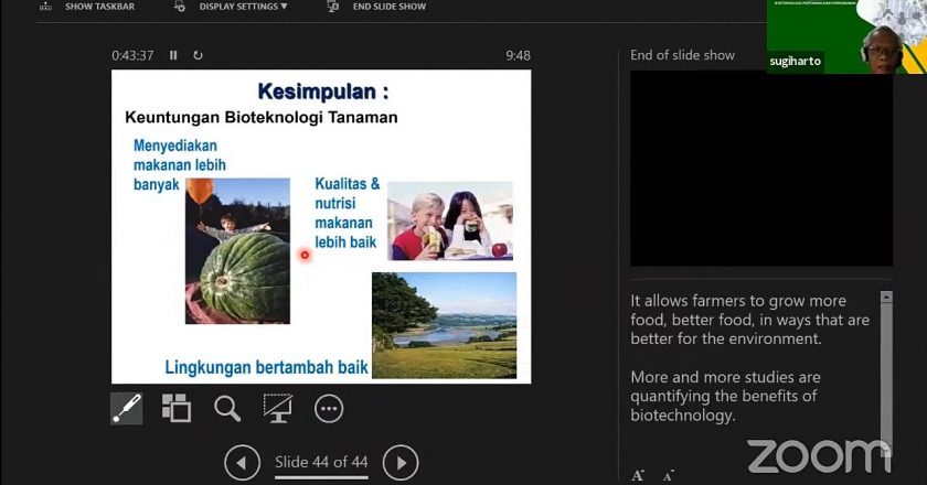 Bioteknologi Sebagai Penunjang Kebutuhan Pangan Manusia
