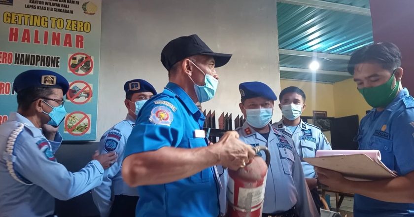 Antisipasi Kebakaran, Lapas Kelas II B Singaraja Undang Damkar