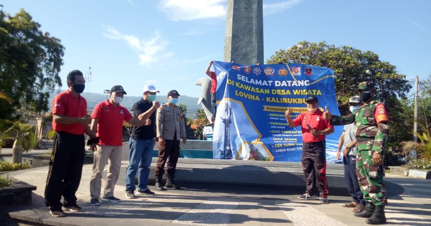 Resmi Dibuka Untuk Umum, Pengunjung Pantai Lovina Dihimbau Taat Prokes