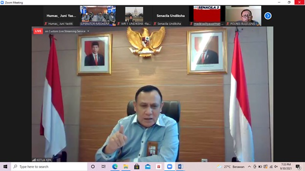 Ketua KPK Firli Tekankan Pendidikan dan Integritas Kunci Anti Korupsi