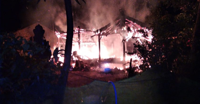 Dapur Warga Pejarakan Hangus Terbakar, Uang Tunai Sepuluh Juta Ikut Terbakar