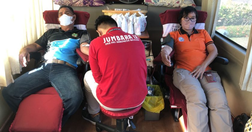 Peringati Hut ke-21, Loka POM Buleleng Gelar Donor Darah