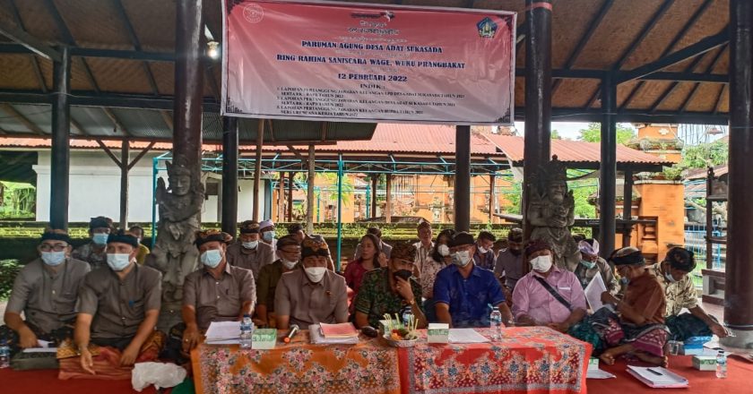 Desa Adat Sukasada Gelar LPJ Tahunan, Prioritaskan 10 Program Kerja Tahun 2022