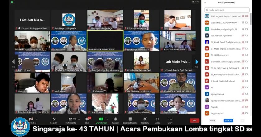 Ratusan Peserta Ikuti Lomba Serangkaian HUT SMP Negeri 4 Singaraja ke-43