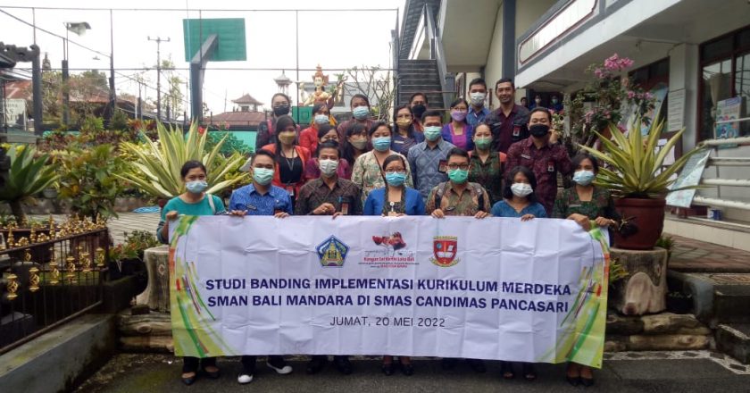 SMA Candimas Terima Kunjungan Studi Banding SMA Bali Mandara