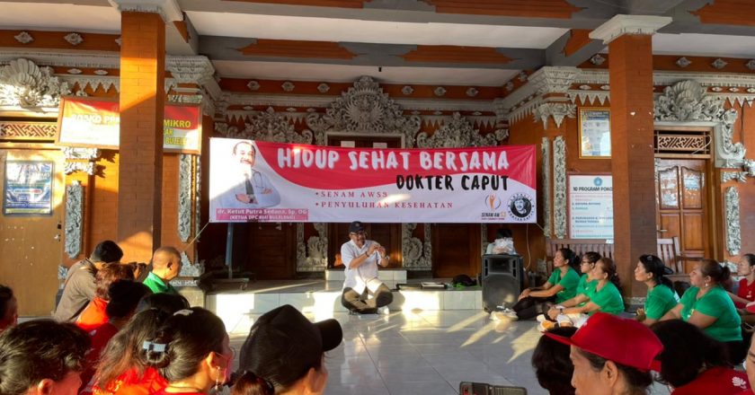 PKK Desa Sari Mekar Diedukasi Bahaya Kanker Serviks