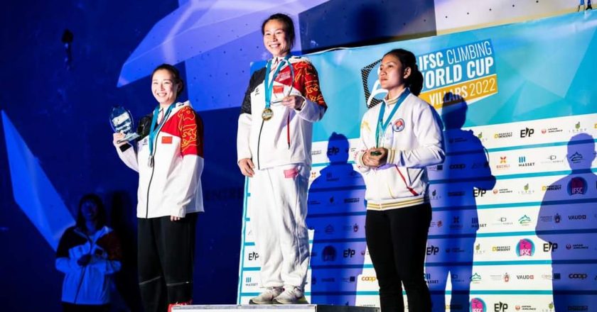 Desak Rita Sabet Perunggu Pada Kejuaraan Panjat Tebing Dunia di Swiss