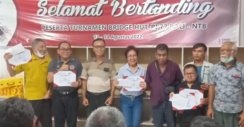 Buleleng Raih Jawara dalam Kejuaraan Bridge