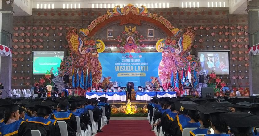 Undiksha Luluskan 1.468 Wisudawan dalam Wisuda ke LXVIII