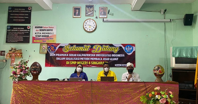Tingkatkan Literasi Siswa, UI Gelar Sosialisasi Read Aload di Spenfour