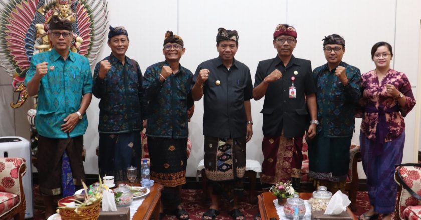 Lapor Persiapan Porprov Bali 2022, KONI Buleleng Audiensi ke PJ Bupati