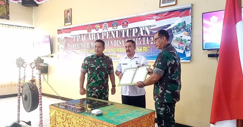 TMMD Di Giri Emas Rampung Seratus Persen