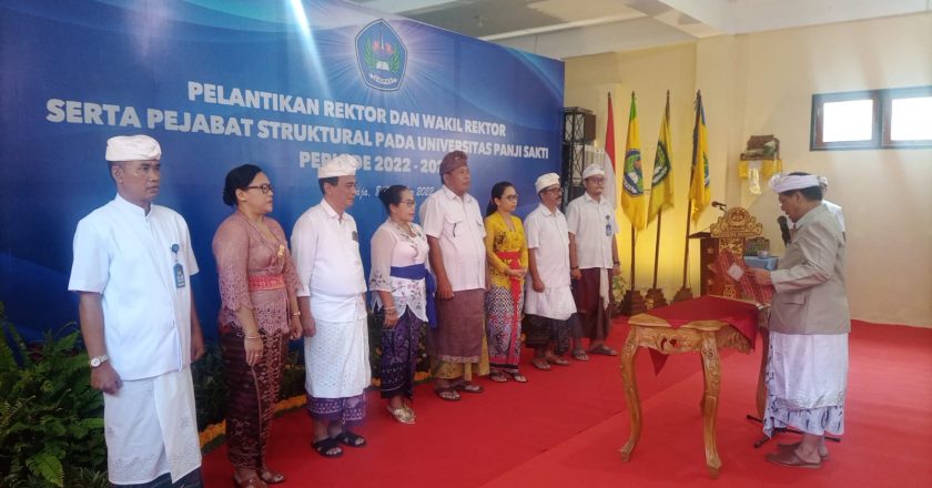 Dilantik Jadi Rektor, Gede Remaja Kembangkan Program Magister