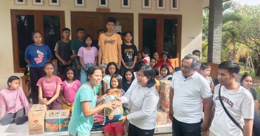 Serangkaian HPN, PWI Buleleng Jalin Tali Kasih Dengan LKSA