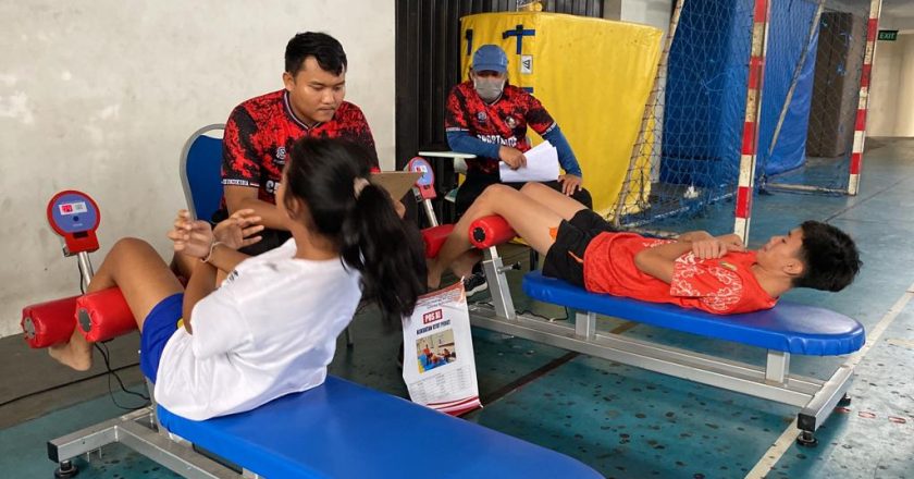 Ratusan Atlet Potensial dan Binaan Ikuti Tes fisik