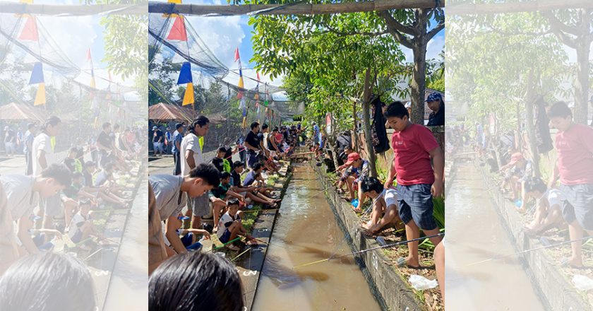 Puluhan Peserta Ramaikan Lomba Mancing Air Deras di Padangbulia