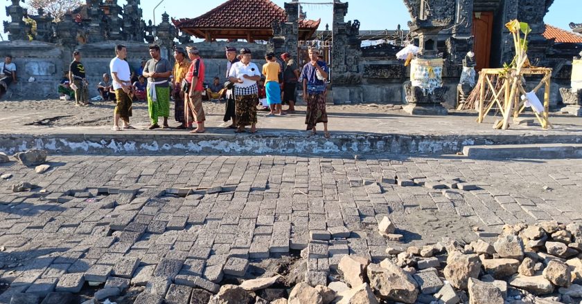 Pasca Abrasi Parah, Supriatna Upayakan Perbaikan Jaba Pura Penimbangan