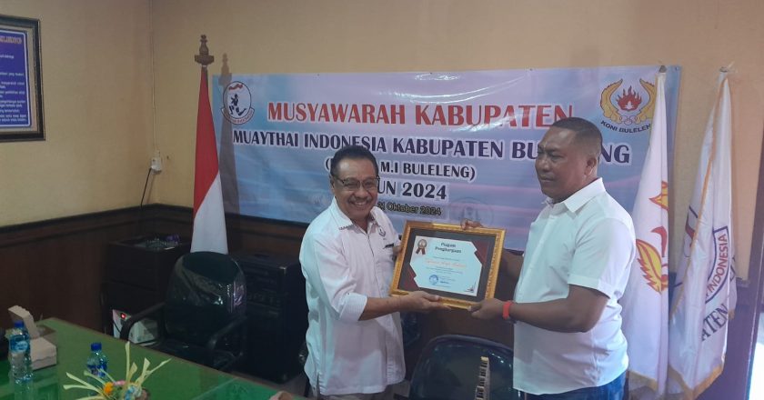 Terpilih Aklamasi, Wayan Tarik Adnyana Nahkodai Muaythai Buleleng