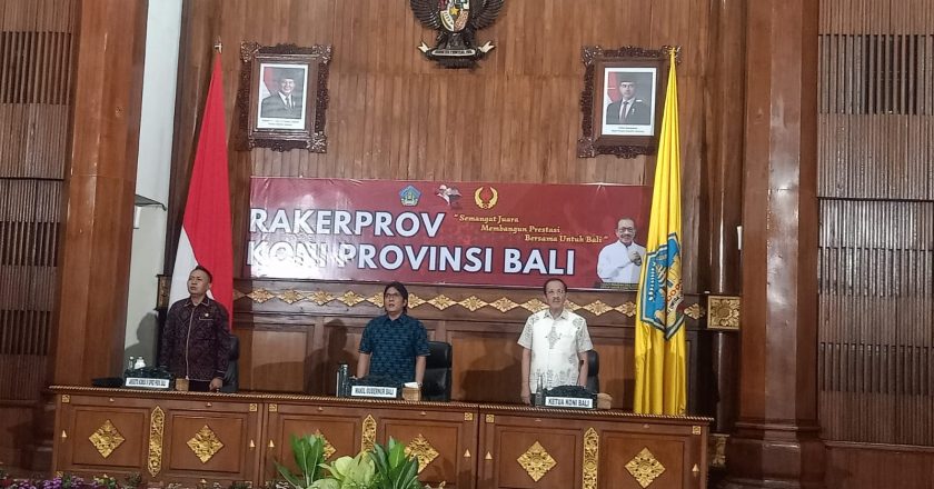 Buka Rakerporp KONI, Wagub Harapkan Bali Masuk 5 besar PON Mendatang