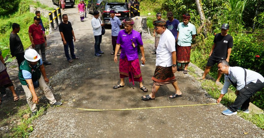 Akses Vital, Peningkatan Ruas Jalan Petandakan-Pegadungan Hampir Rampung
