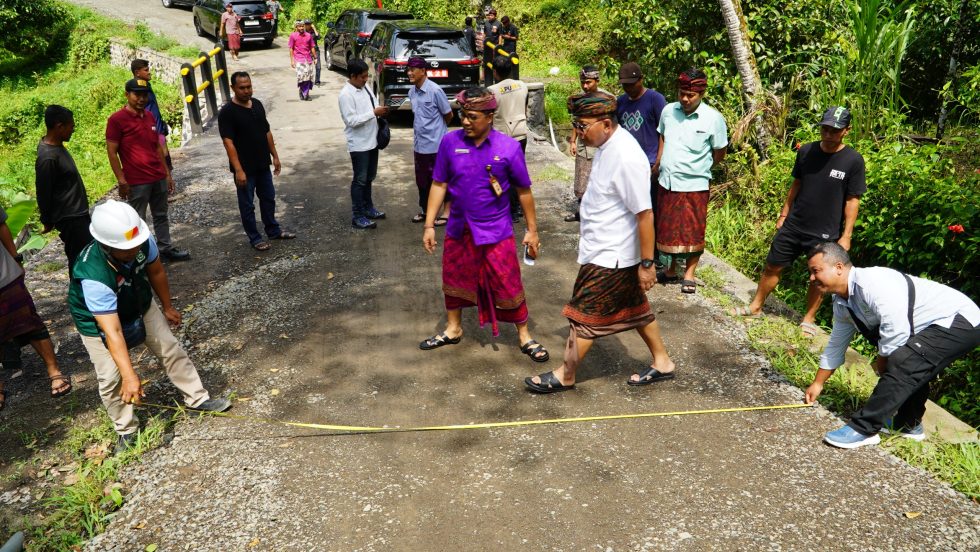 Akses Vital, Peningkatan Ruas Jalan Petandakan-Pegadungan Hampir Rampung