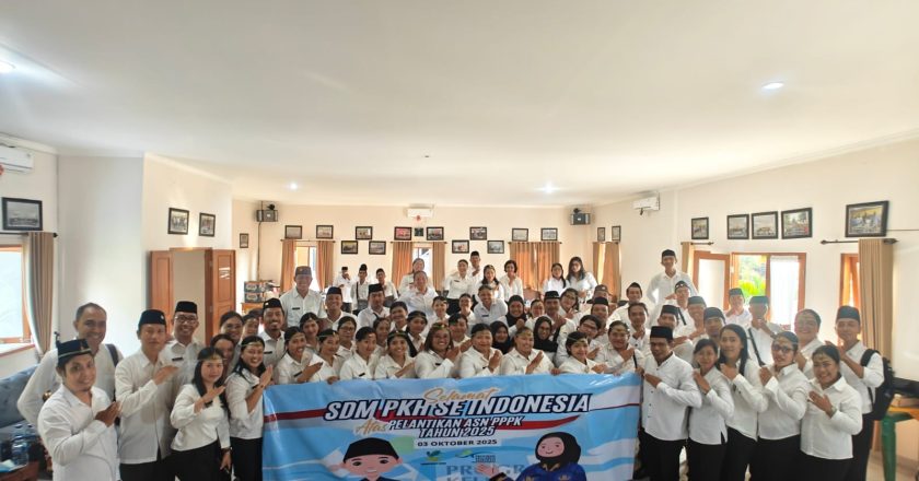 Puluhan SDM PKH di Buleleng Resmi Dilantik Menjadi P3K
