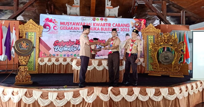 Gede Suyasa Kembali Nahkodai Pramuka Buleleng