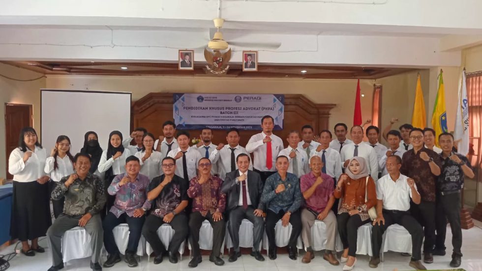 Peradi Singaraja Gelar PKPA Batch III, Siapkan 21 Calon Advokat Profesional