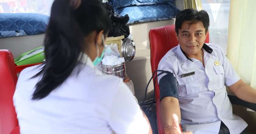 Target 100 Kantong Darah,  Dalam Donor Darah HUT ke-15 BPBD Buleleng