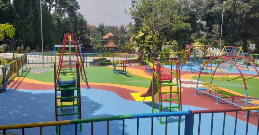 RTH Bung Karno Kini Ramah Anak, Playground Jadi Daya Tarik Baru Warga