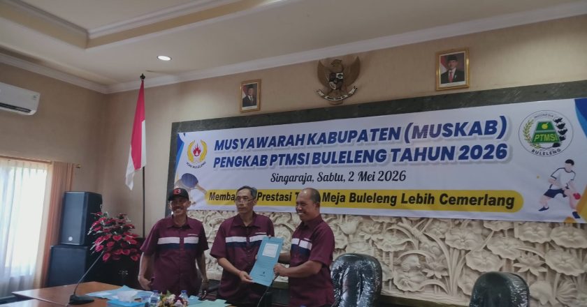 Lestariana Hattrick Pimpin PTMSI Buleleng, Siap Bidik Sukses Porprov 2027