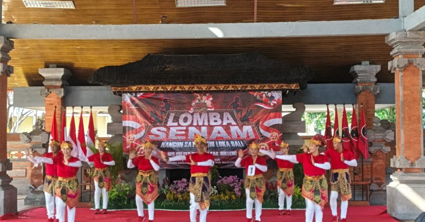 Lomba Senam Lansia, PDI Perjuangan Buleleng Dorong Budaya Hidup Sehat
