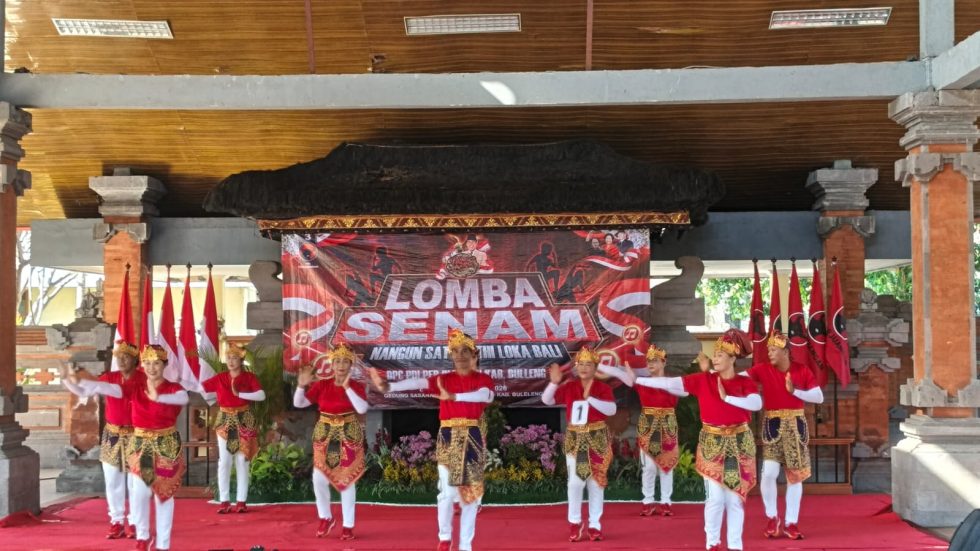 Lomba Senam Lansia, PDI Perjuangan Buleleng Dorong Budaya Hidup Sehat