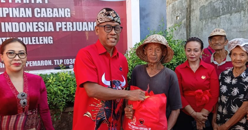 PDIP Buleleng Peringati Hari Lahir Pancasila dengan Aksi Sosial